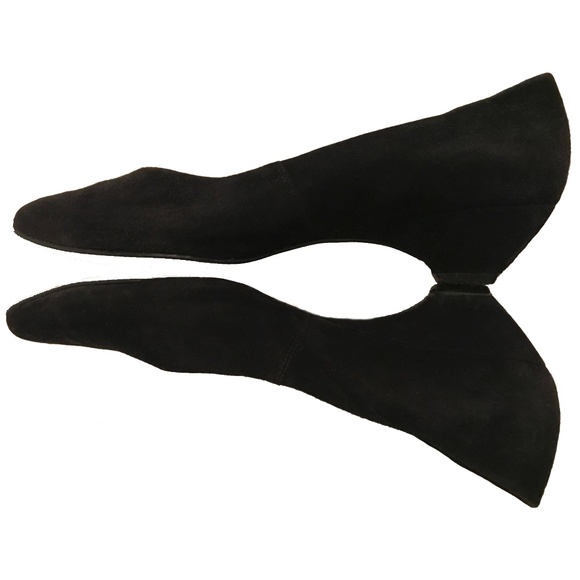 JAMIE BLACK SUEDE SHOES SIZE 7B - Picture 2 of 4